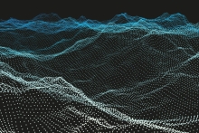 An example nanotopographical map from 2D molybdenum sulfide membranes. 