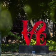The LOVE statue at Penn