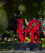  The LOVE statue at Penn 